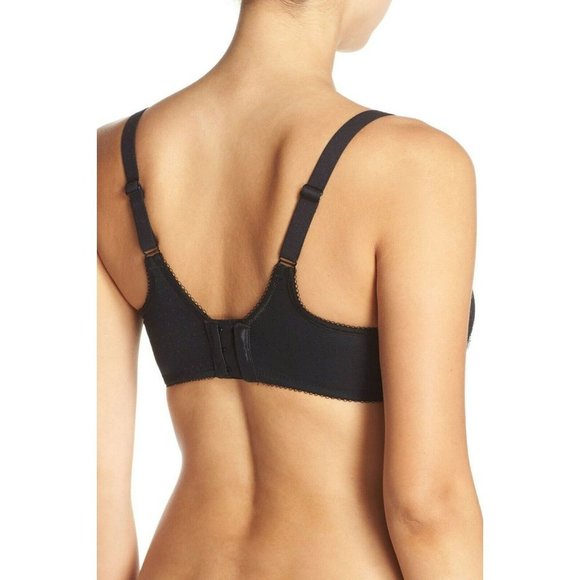 WACOAL Retro Chic Full Underwire Spacer Bra Black #853186 42DD NEW - Picture 2 of 8